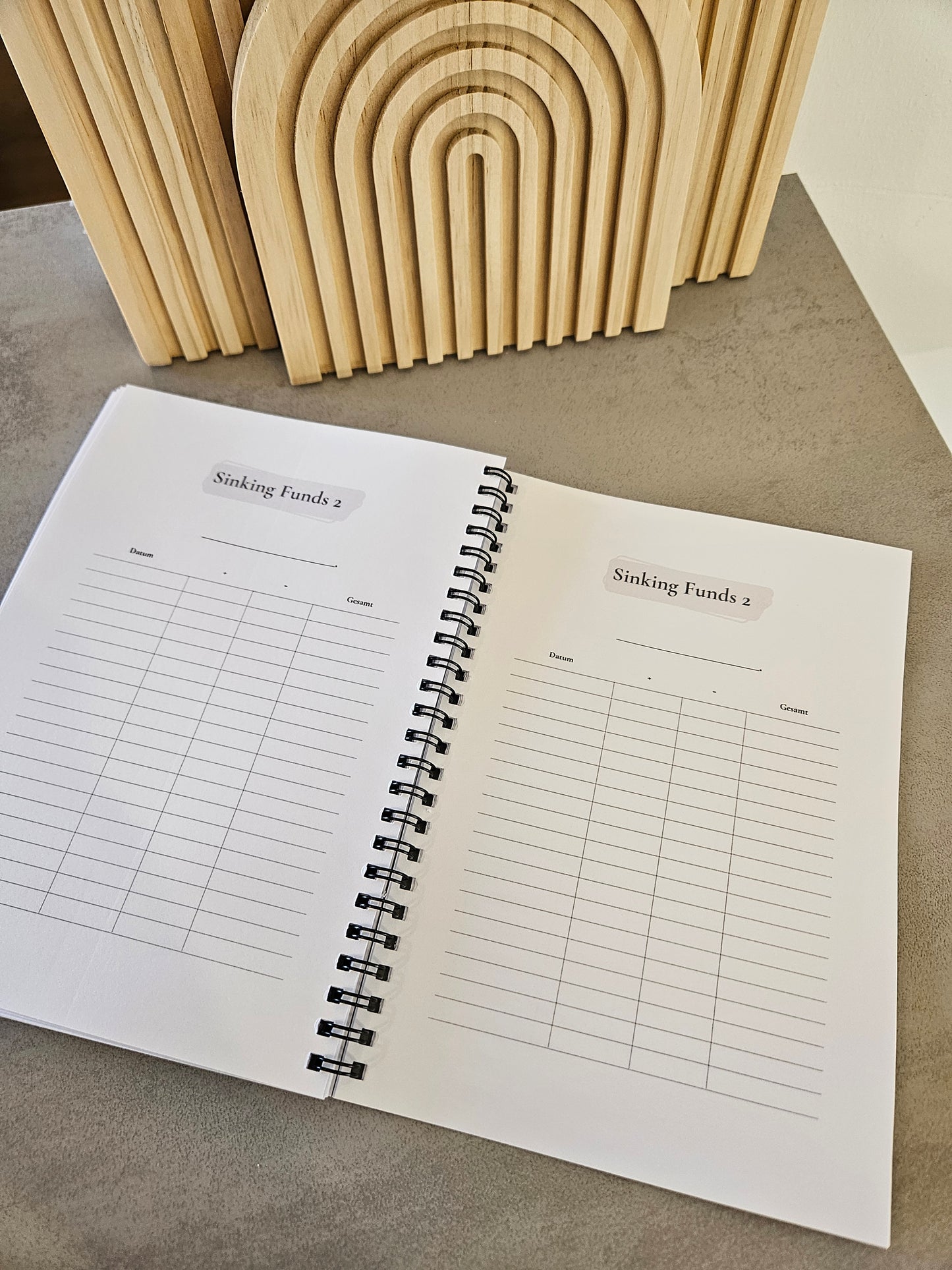 Ringbuch A5/Umschlagmethode/Sparen/A5/Haushaltsbuch