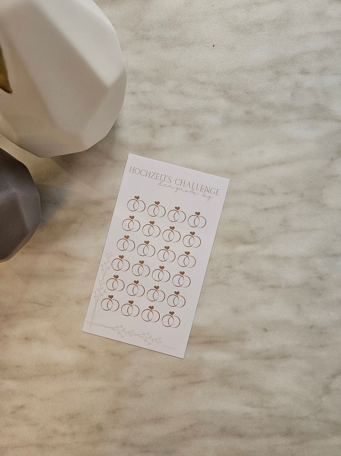 Hochzeit-Challenge "der große Tag"