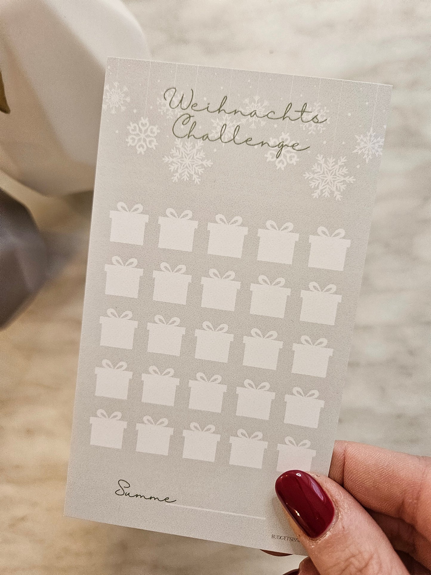 Weihnachts Challenge