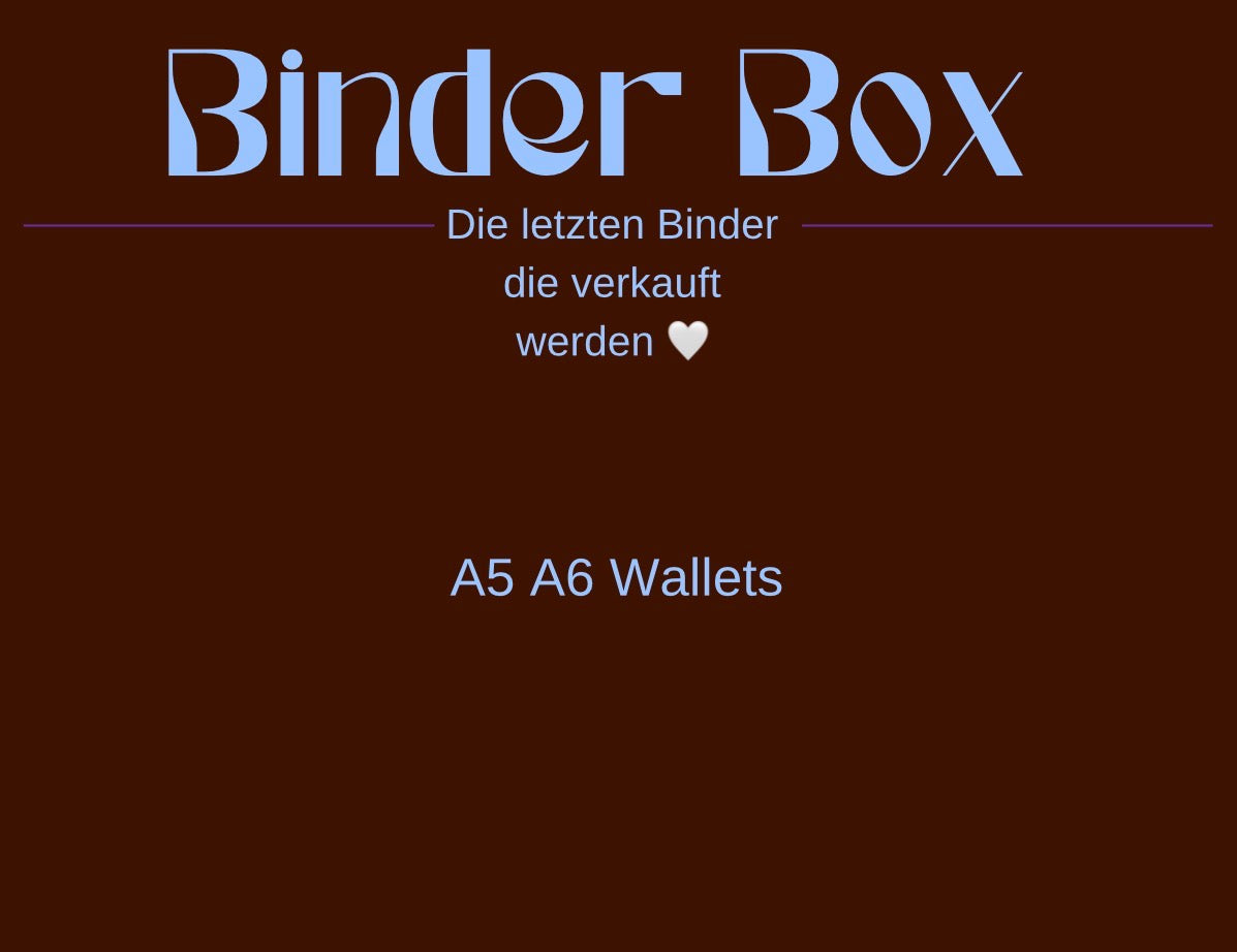 Binder /Wallet Box