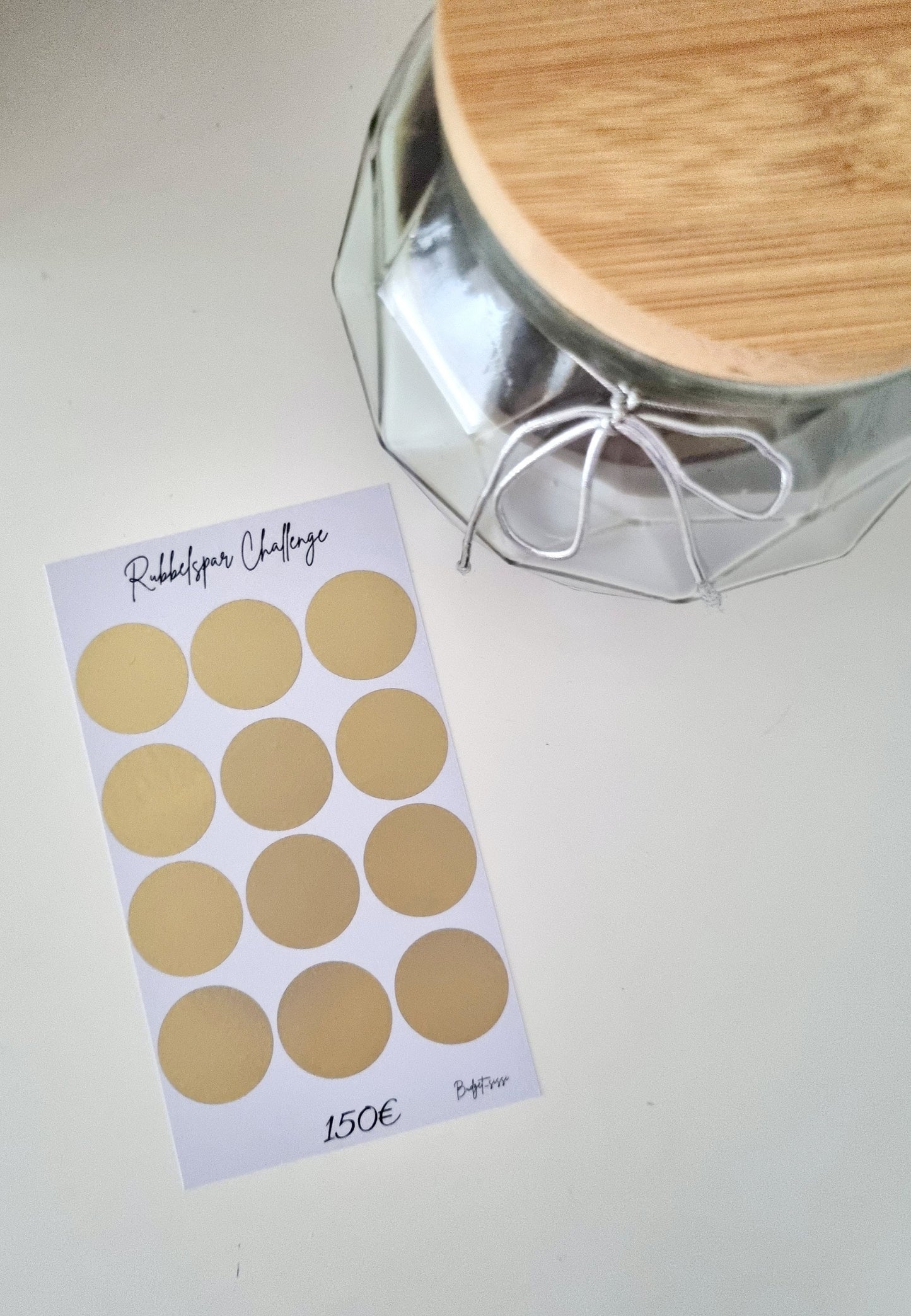 Rubbelspar Challenge / Umschlagmethode/Challenge/sparen/Budget