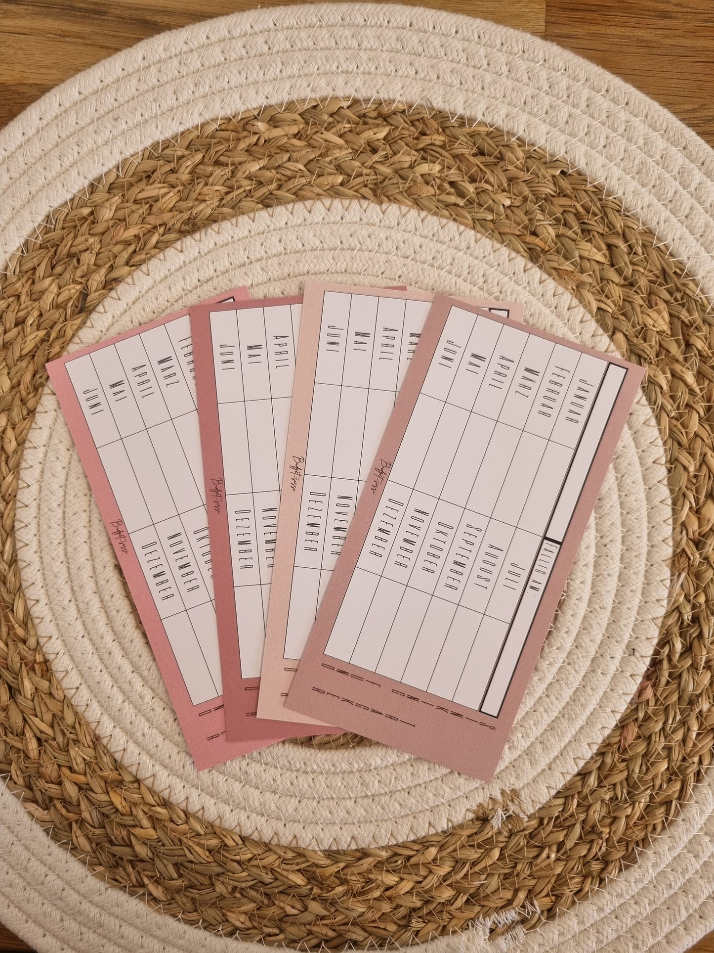 Sinking Fund Tracker/Umschlagmethode/Jährlicher Sparplan/ Monatlich Sparen/ Viertel Halb oder Jährlich