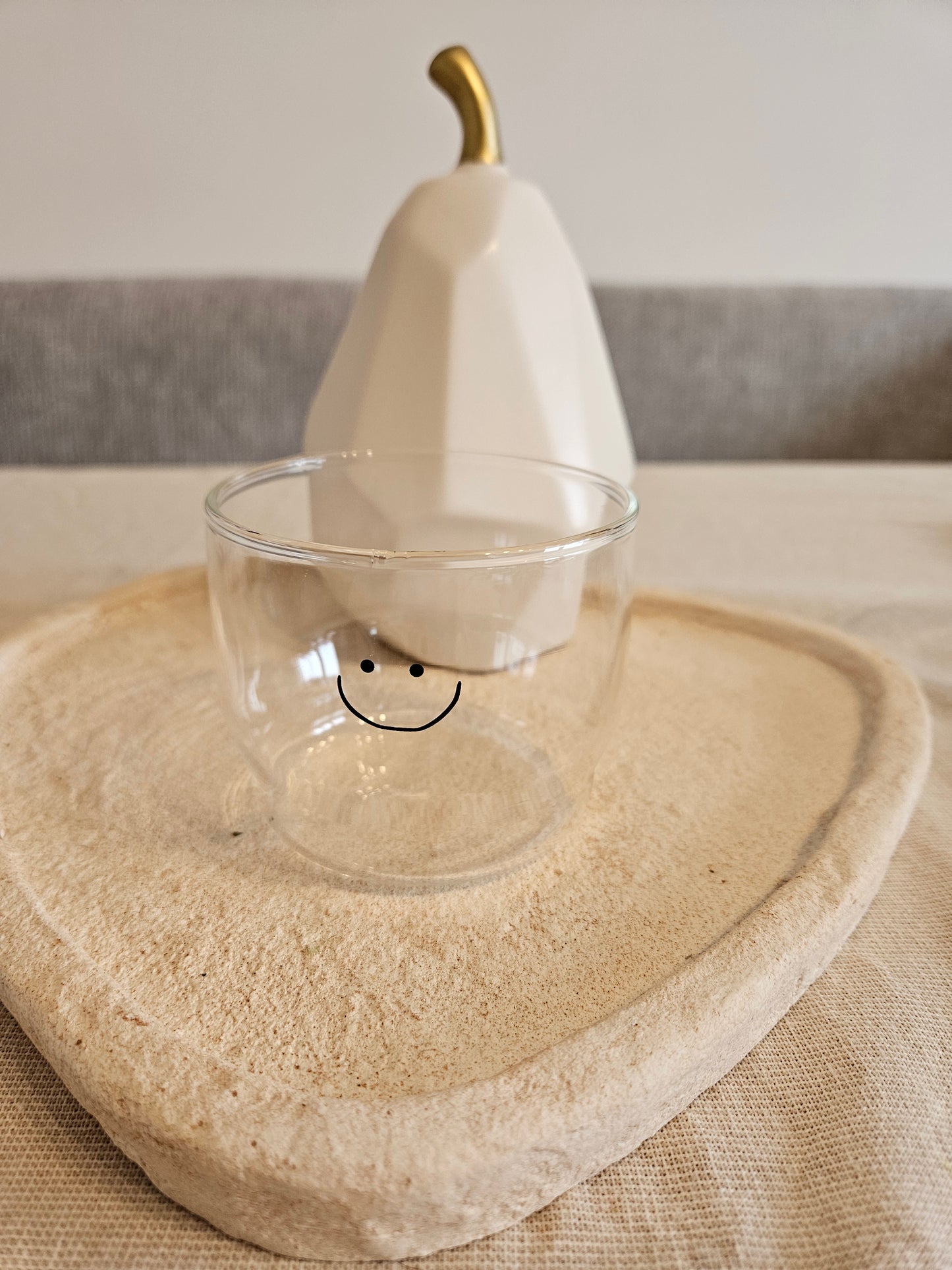 Kleingeldglas " Herz-Smiley "