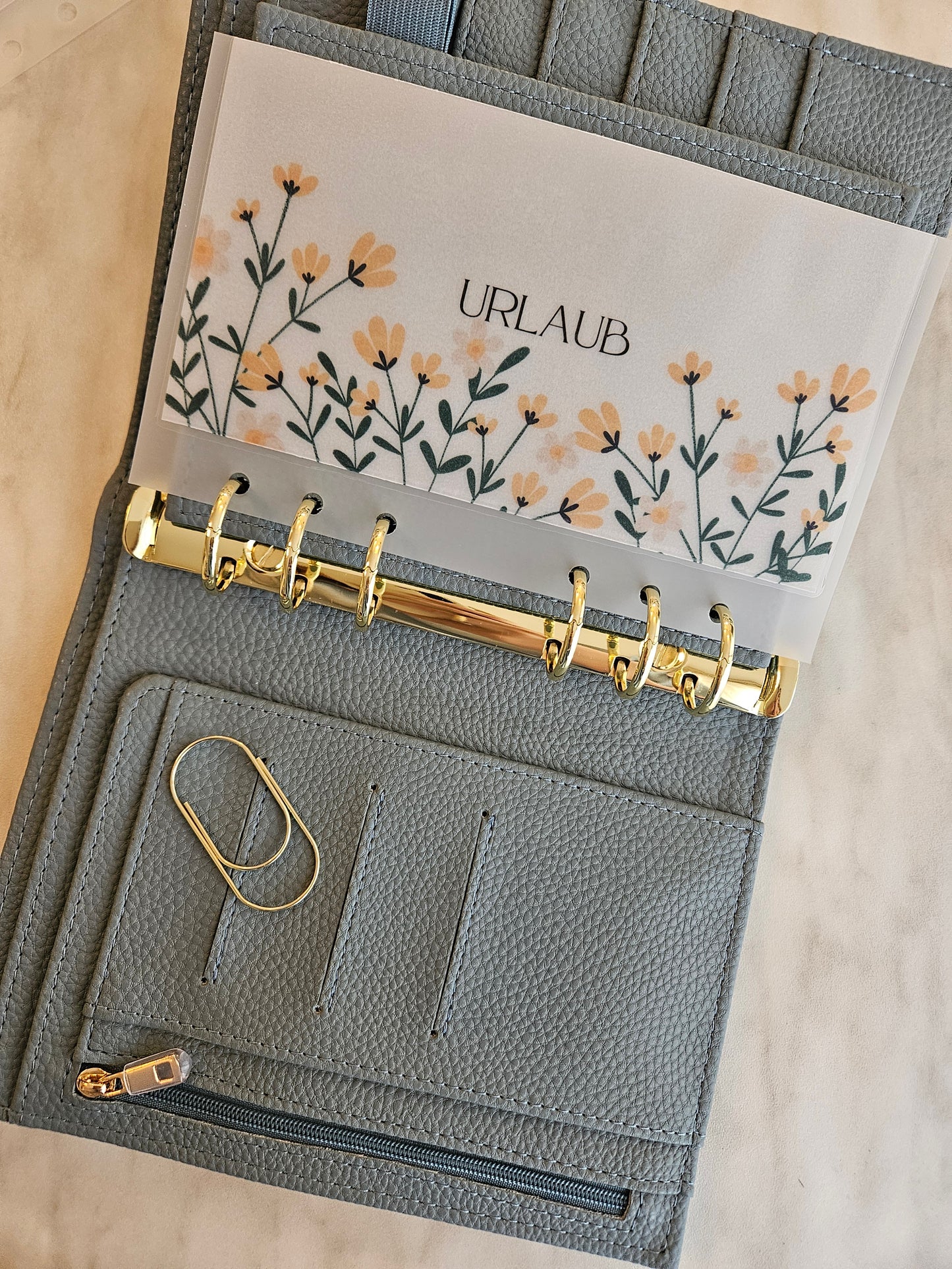 Geldumschläge matt transparent "Floral"