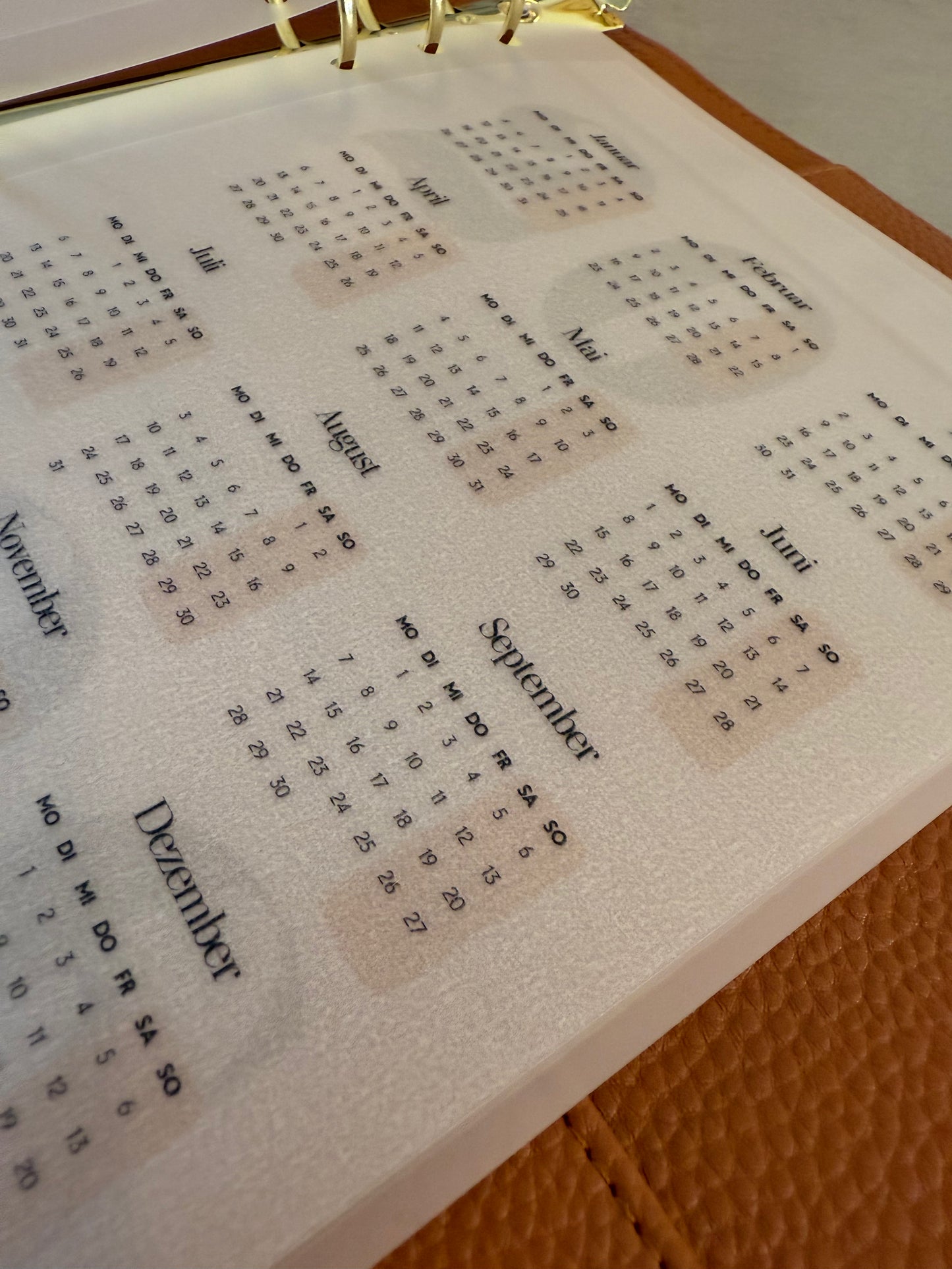 2026 Deckblatt mit Jahreskalender