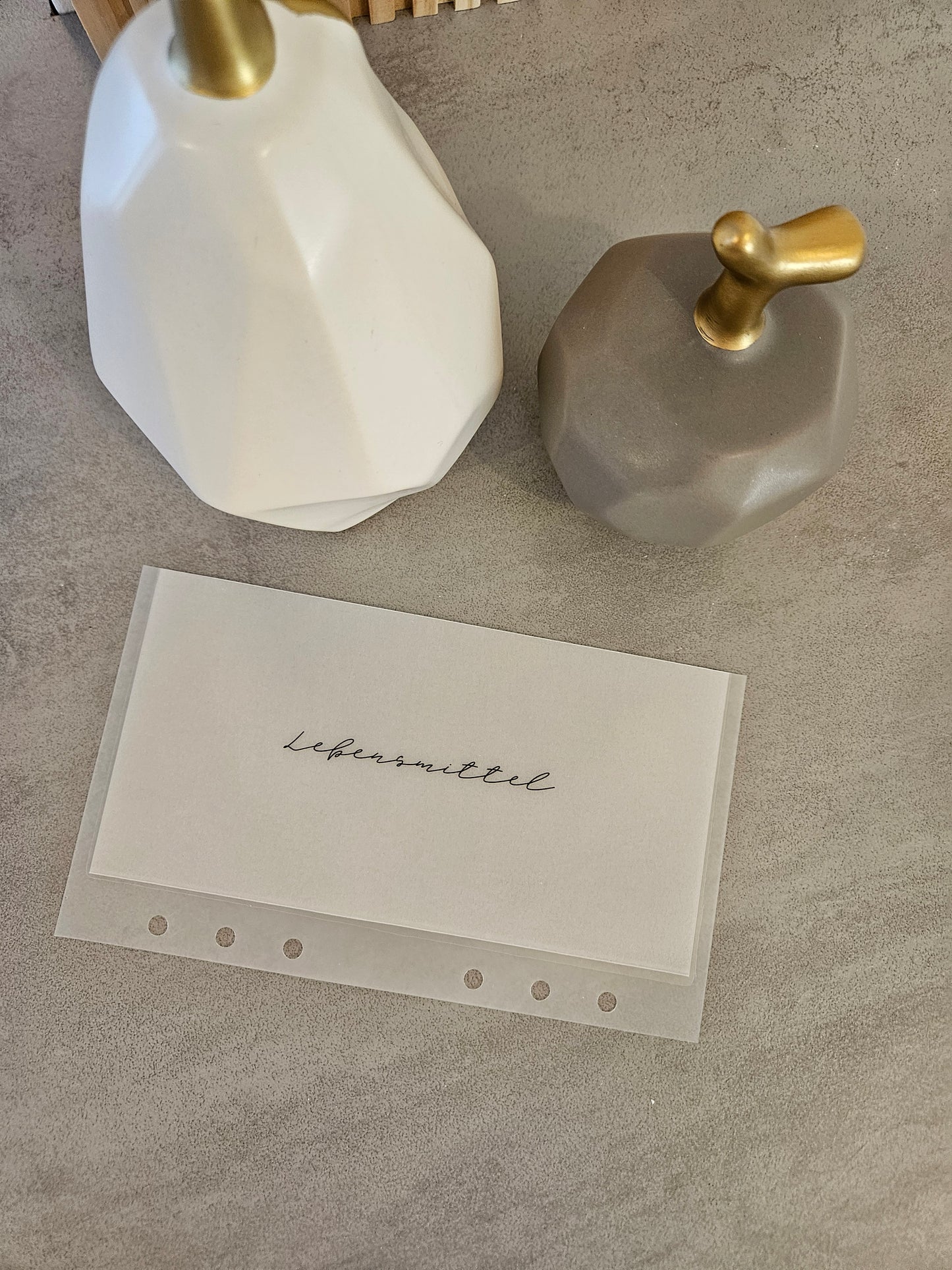 Geldumschläge matt transparent "neutral"