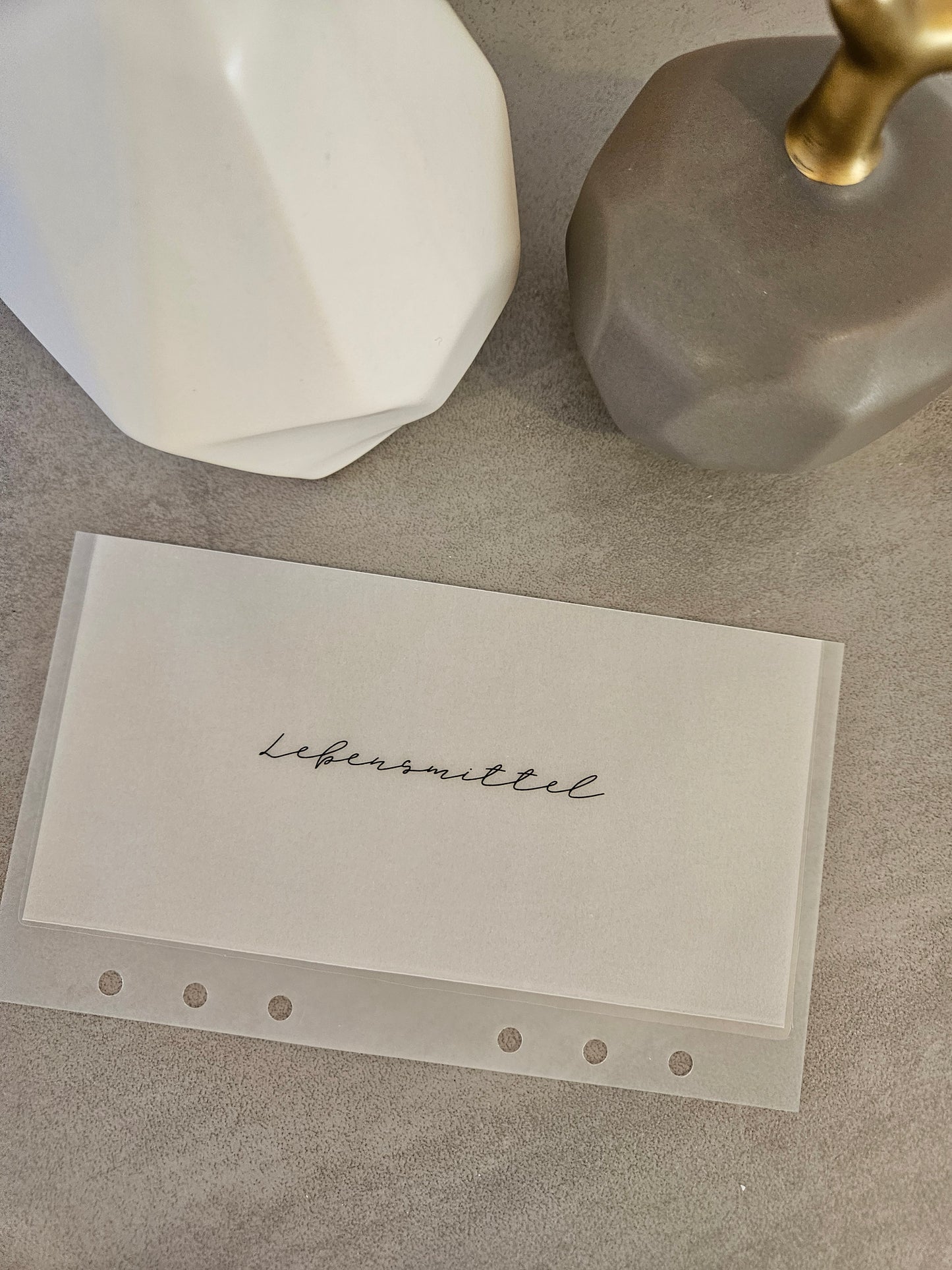 Geldumschläge matt transparent "neutral"