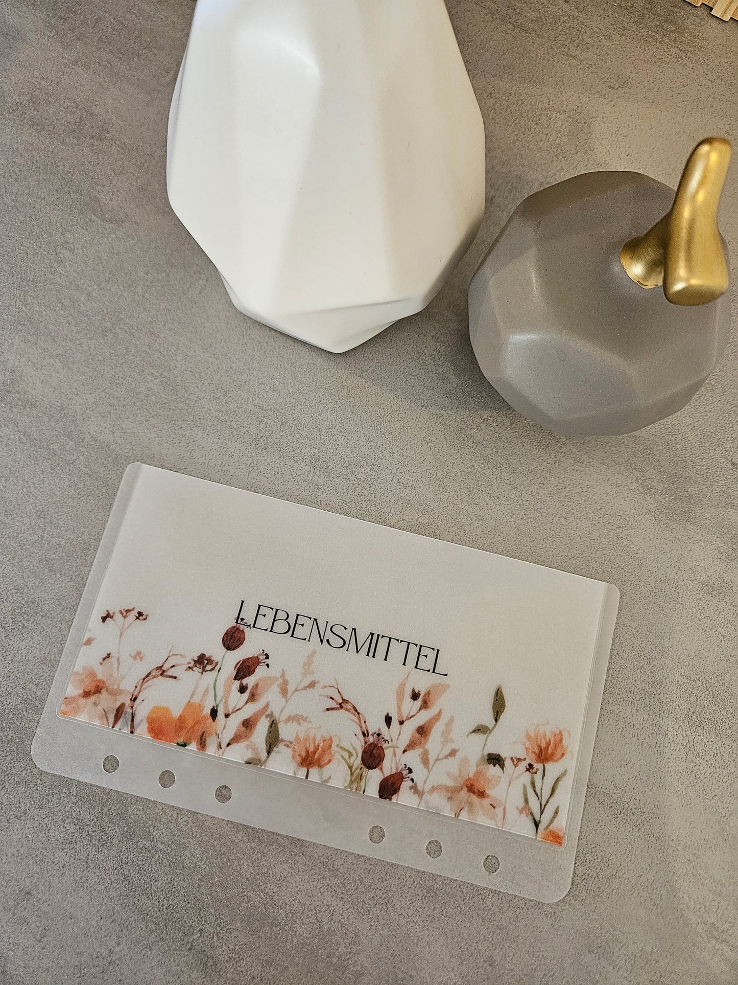 Geldumschläge matt transparent "Floral"