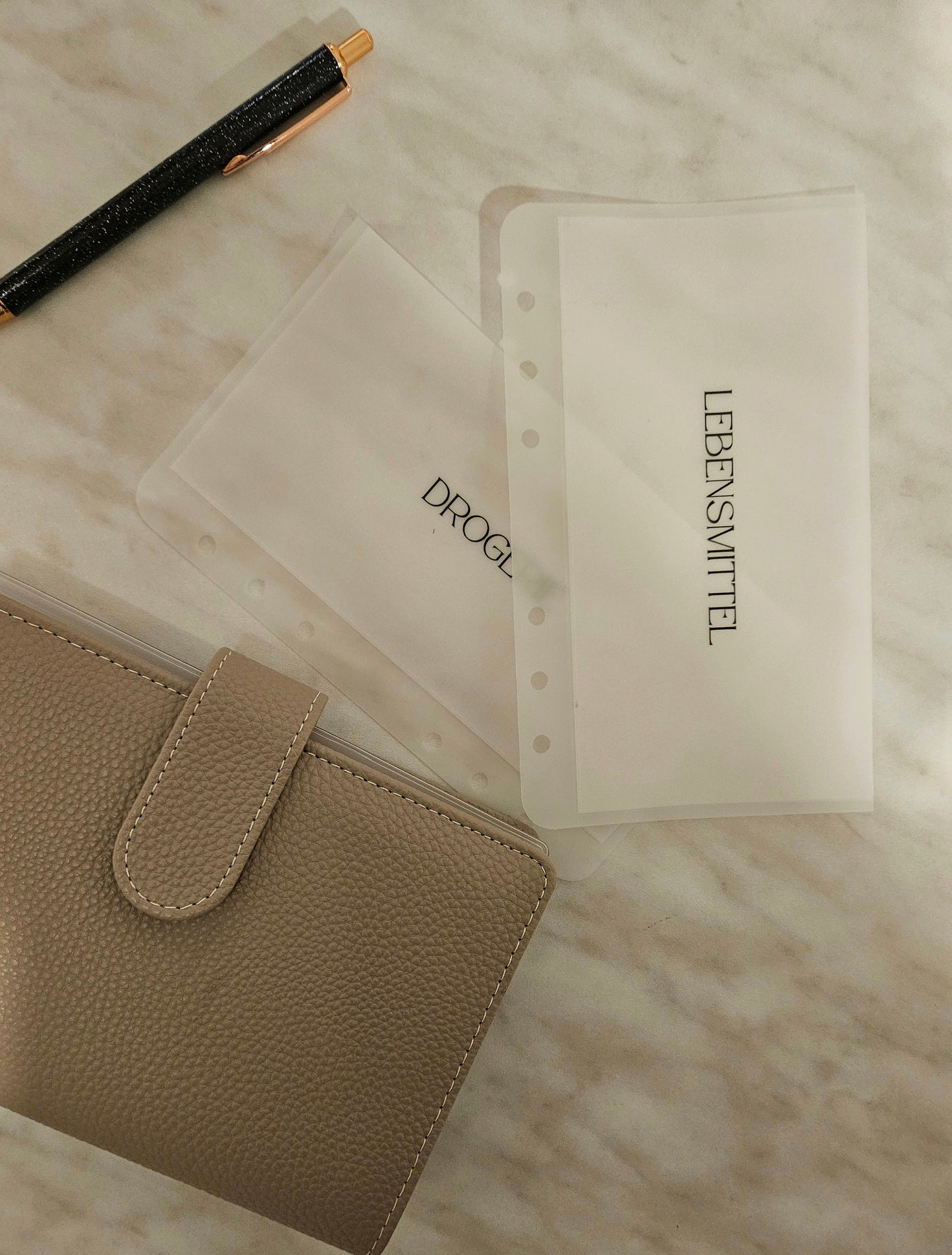 Geldumschläge matt transparent "neutral"